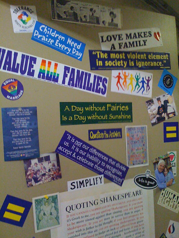The door to Susan's office